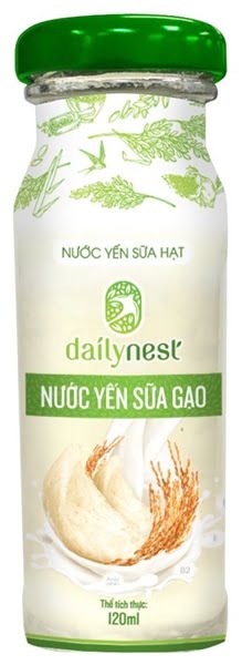 Daily nest nước yến sữa gạo chai 120ml – Bobo Shop